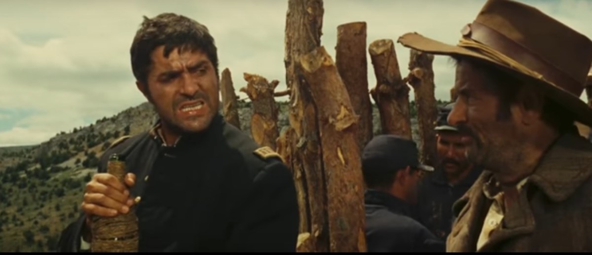 The drunk, yet functioning, captain in The Good, the Bad and the Ugly ...